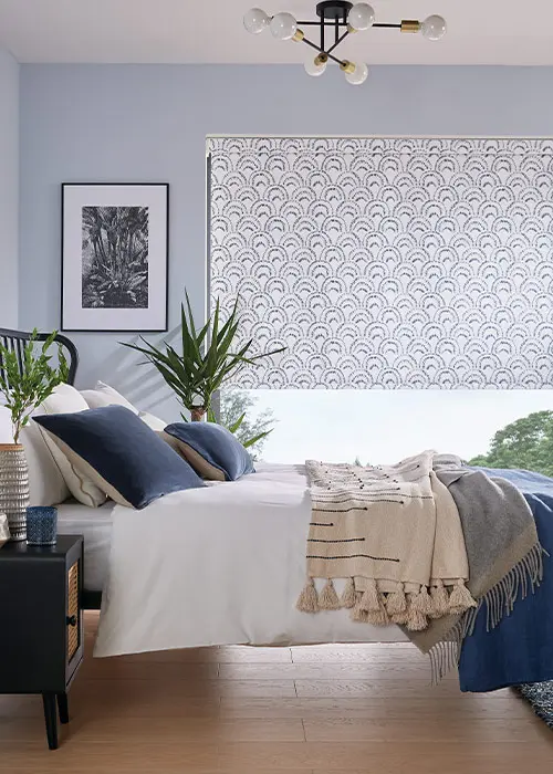 Shiloh Mirage performance-fabric roller blind swatch